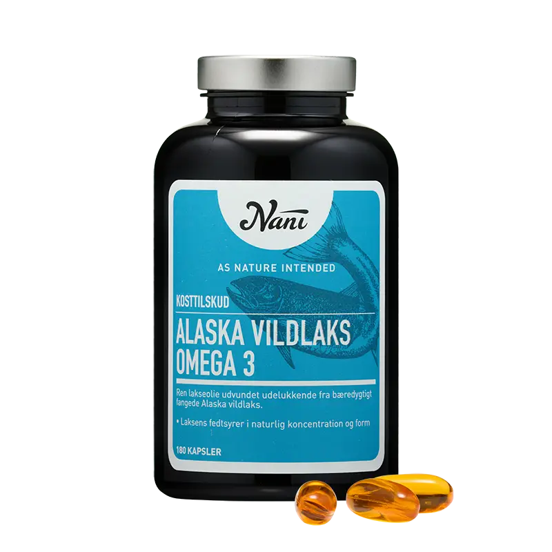 Nani -  Alaska Vildlaks Omega 3180 Kapsler