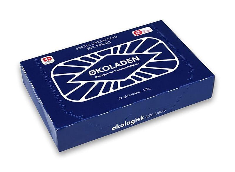 Økoladen -  27 Stk. Pålægschokolade - Mørk 70%