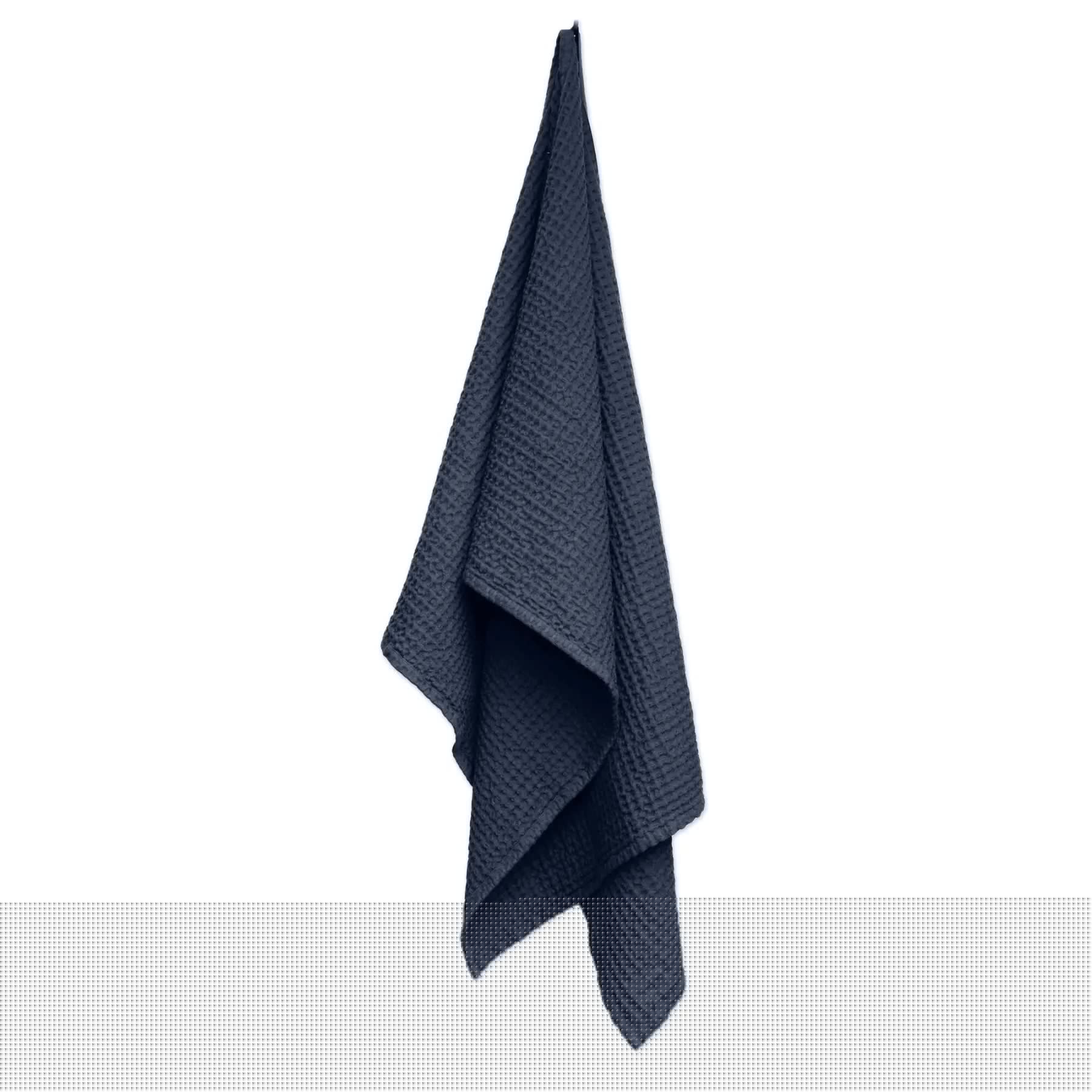 The Organic Company -  Badehåndklæde Big Waffle - Dark Blue