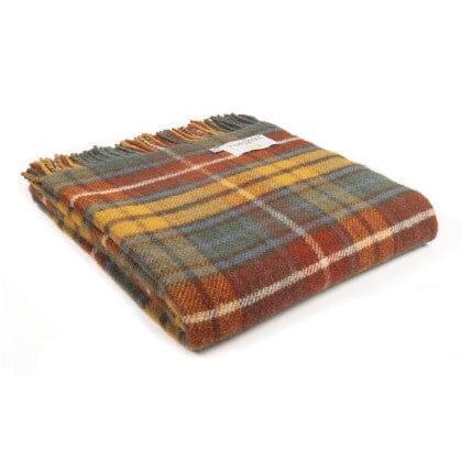 Tweedmill -  Uldplaid Ternet - Antique Buchanan - 150 X 183cm