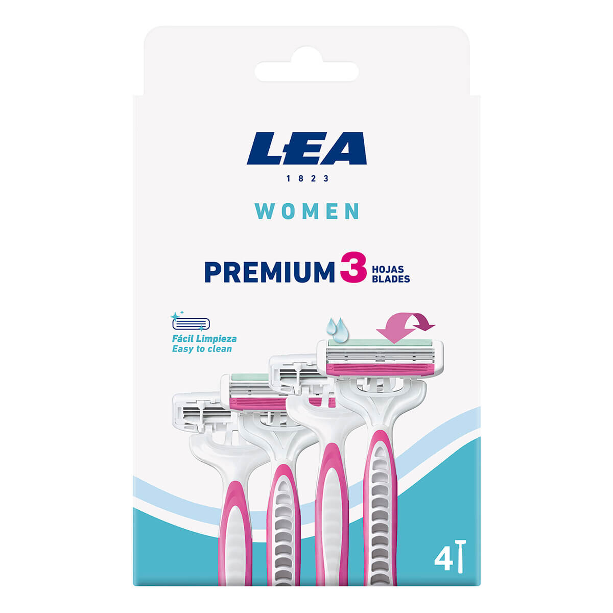 LEA Premium 3, Engangsskraber til kvinder, 4 stk.