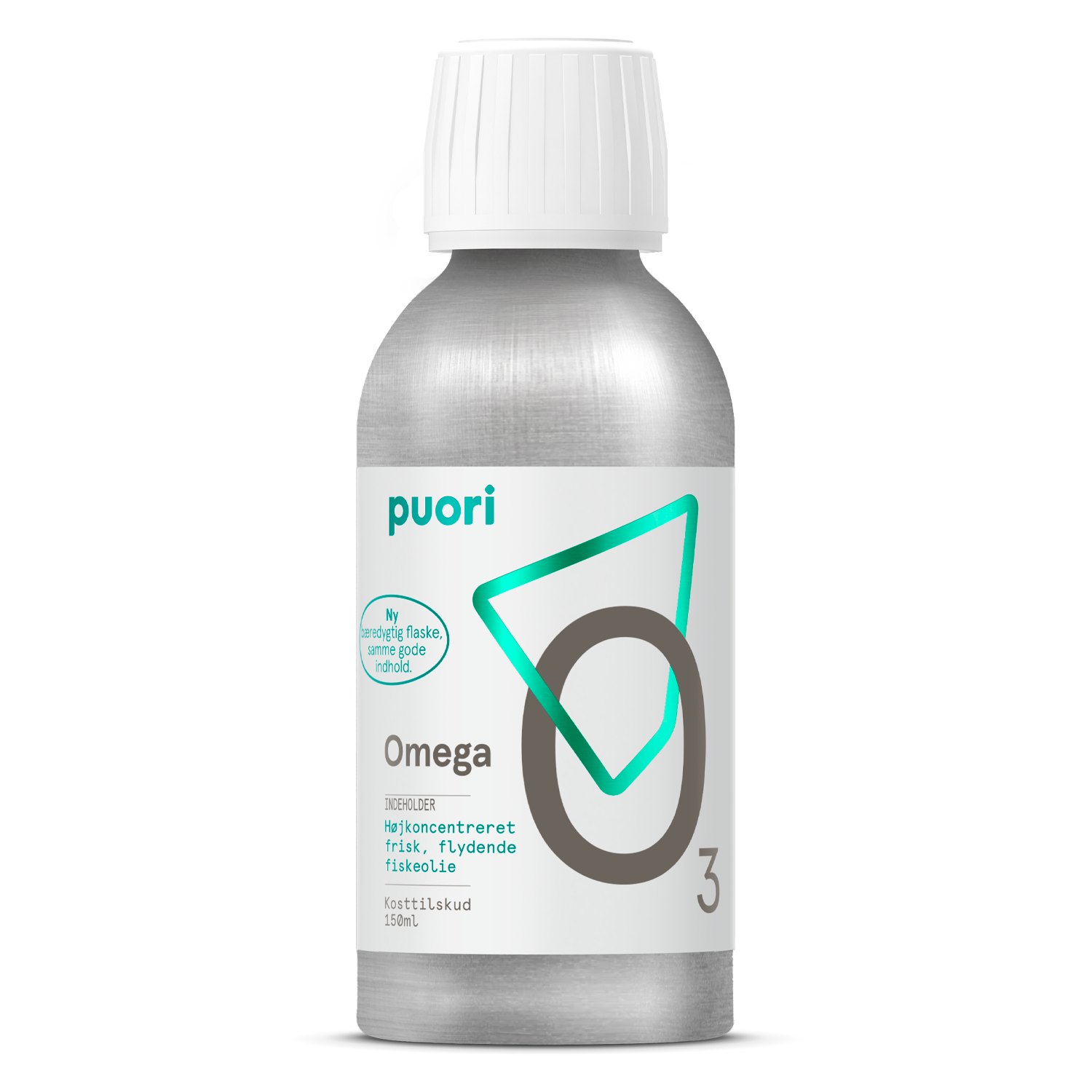 Fiskeolie O3 citrus - Puori - 150 ml.