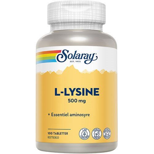 Solaray L-Lysine - 100 tabletter