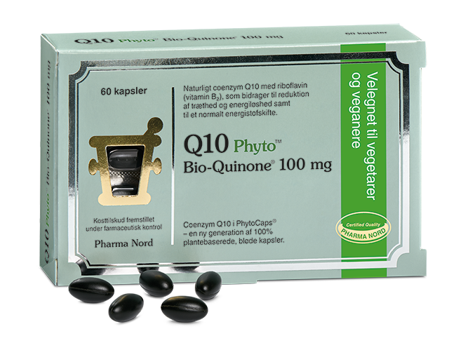 Q10 Phyto, Bio-Quinone 100 mg - 60 kapsler